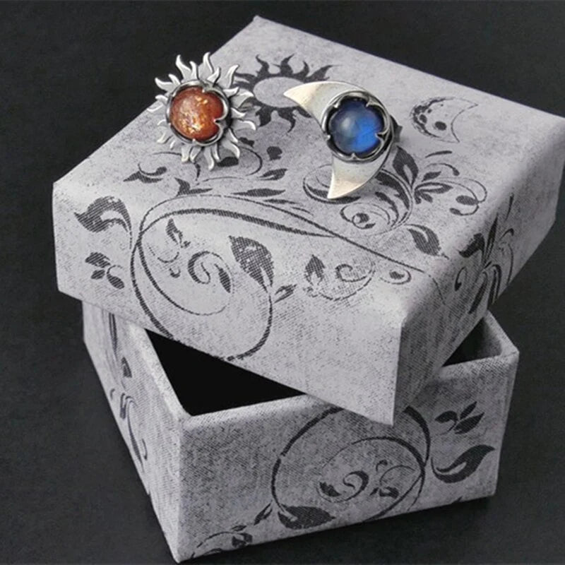 Earrings 'Sun & Moon'