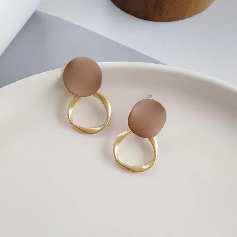 Braun Plated Earrings in Gold