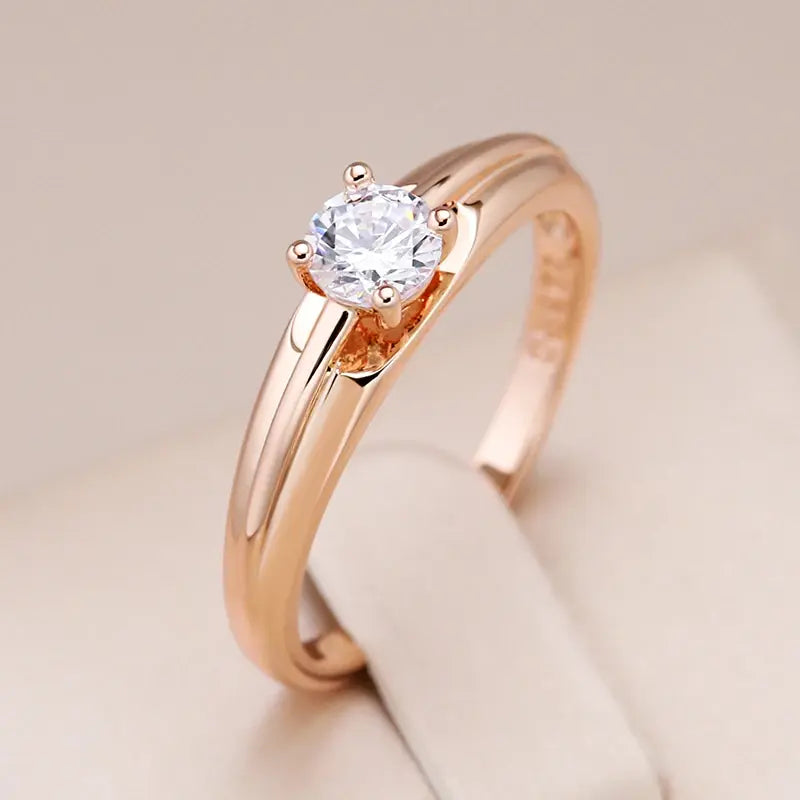 Elegant zirconia ring