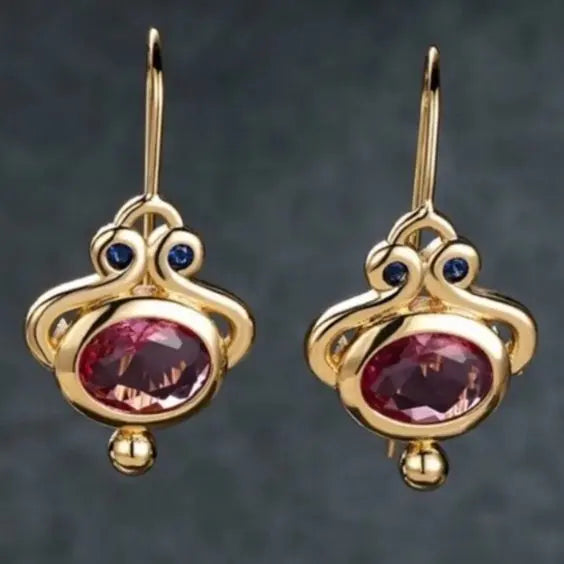 Vintage Rose Gold Earrings