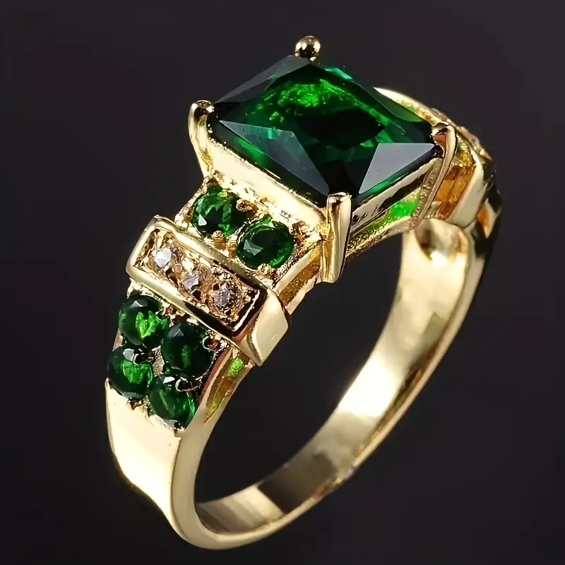 Emerald Gold Ring