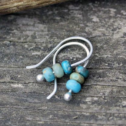 Turquoise Bead Earrings