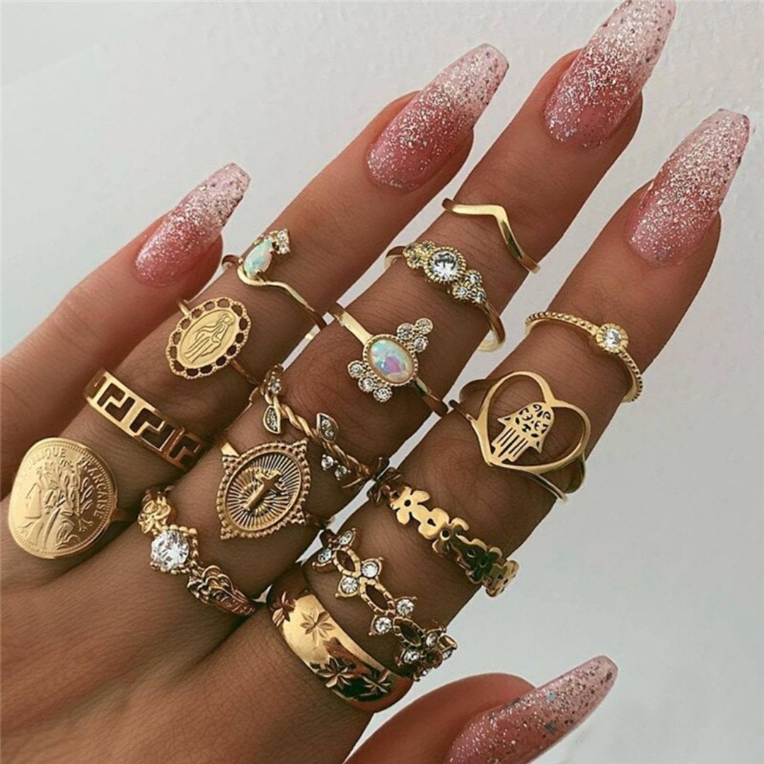 Unique Premium Set with 8 to 12 Rings