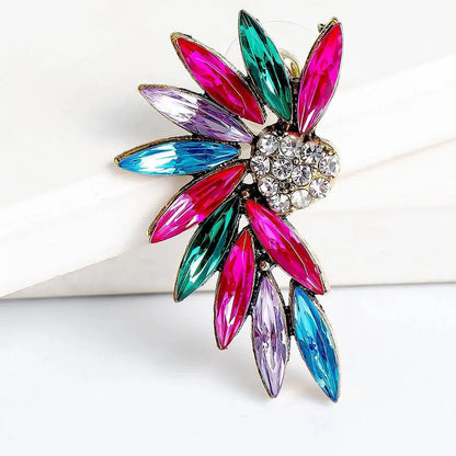 Heart Wing Earrings with Zirconias