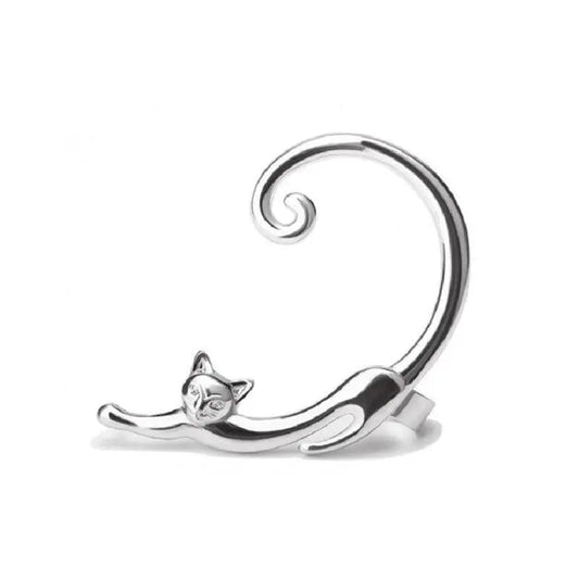 Silver Luxury Earring for Cats
