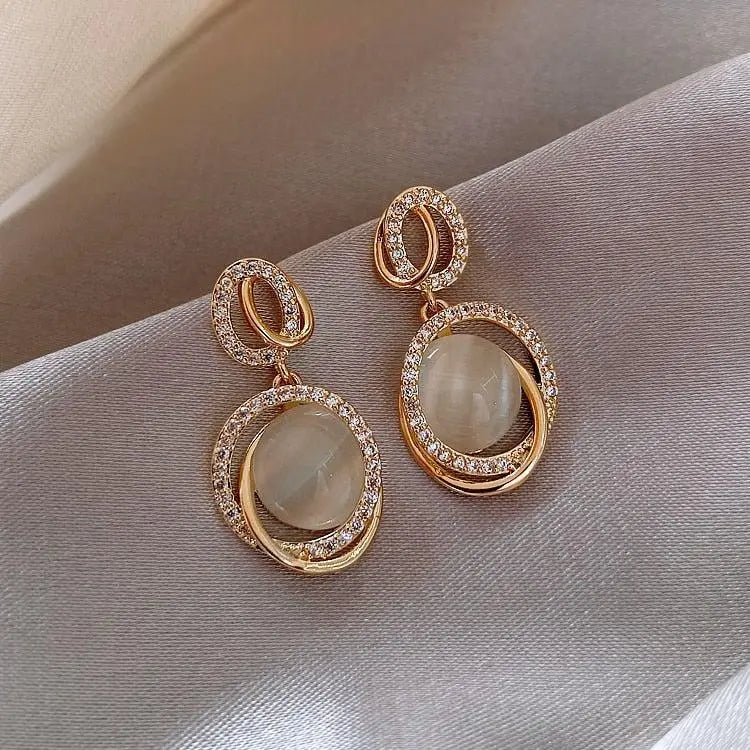 French-style earrings