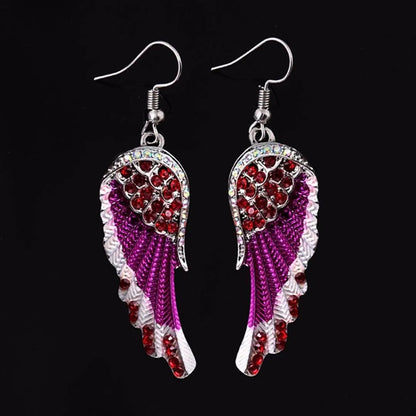 Crystal Angel Earrings