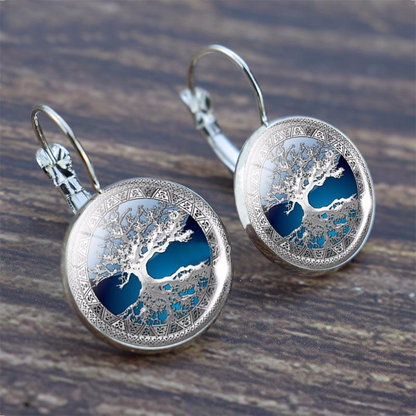 Silver earrings "Tree of Life