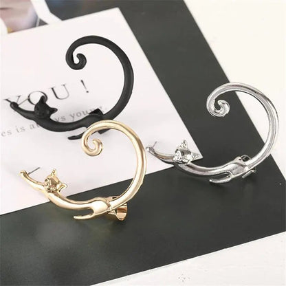 Silver Luxury Earring for Cats