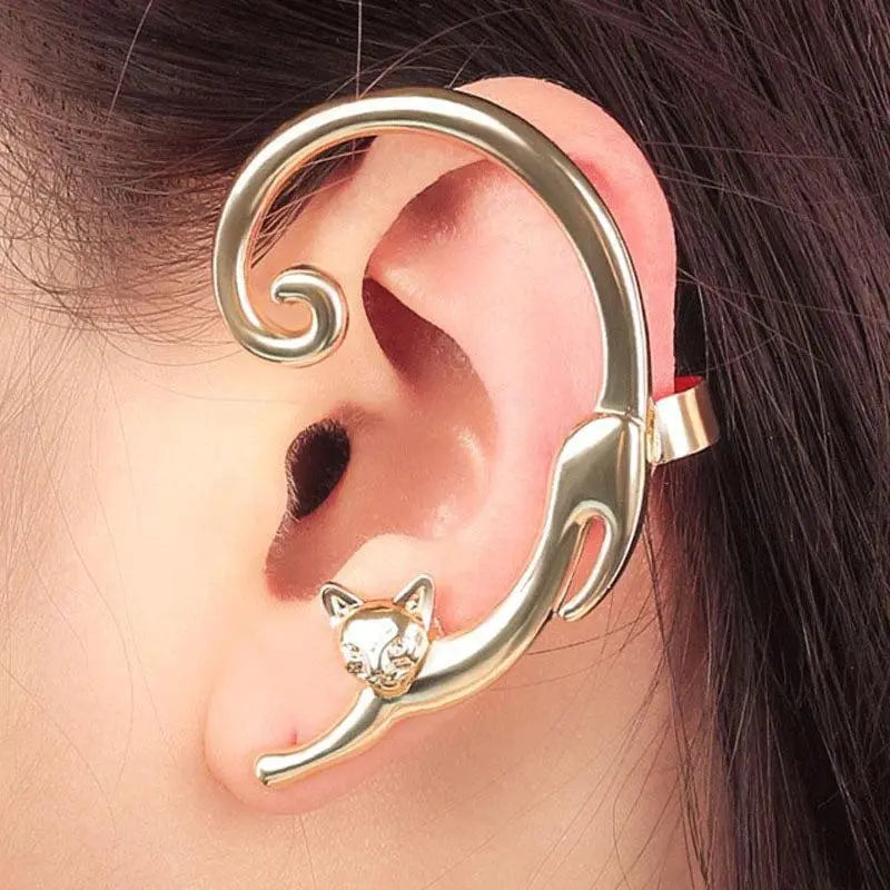 Silver Luxury Earring for Cats