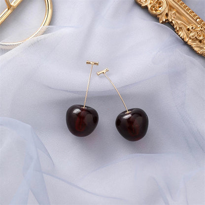 Earrings Red Cherries