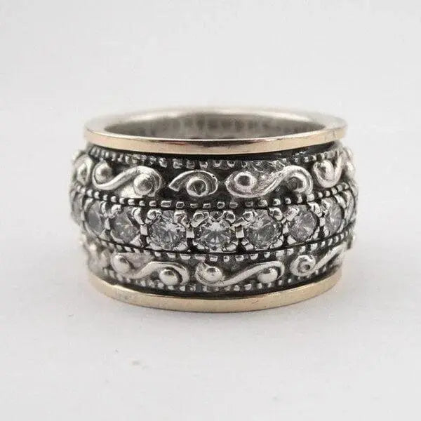 Ring with carved gemstone