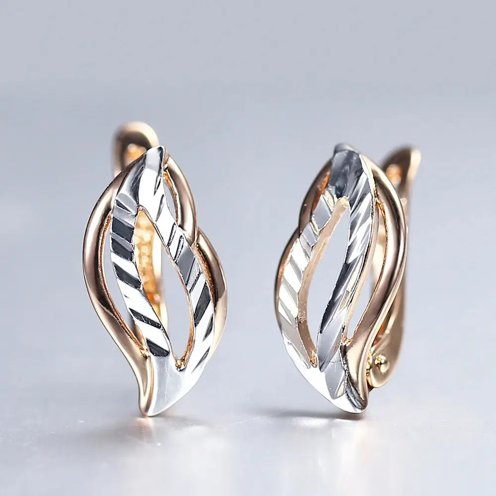 Elegant Elf Earrings in Gold and Silver