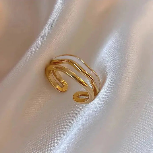 Golden Adjustable Vintage Ring