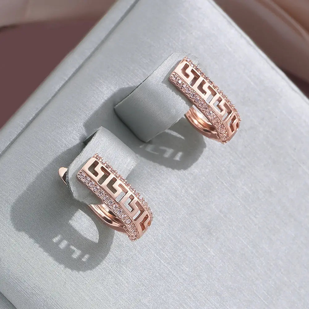 Elegant light thin earrings