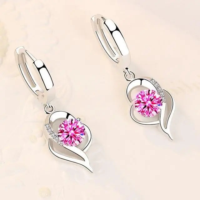 Silver Zirconia Earrings