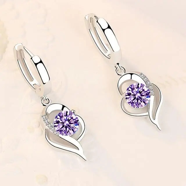 Silver Zirconia Earrings
